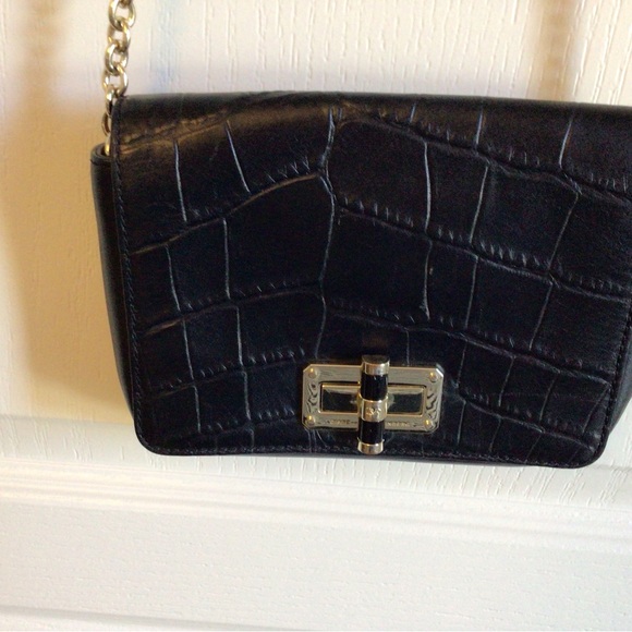 Diane Von Furstenberg Croc-Effect crossbody bag - Picture 1 of 9
